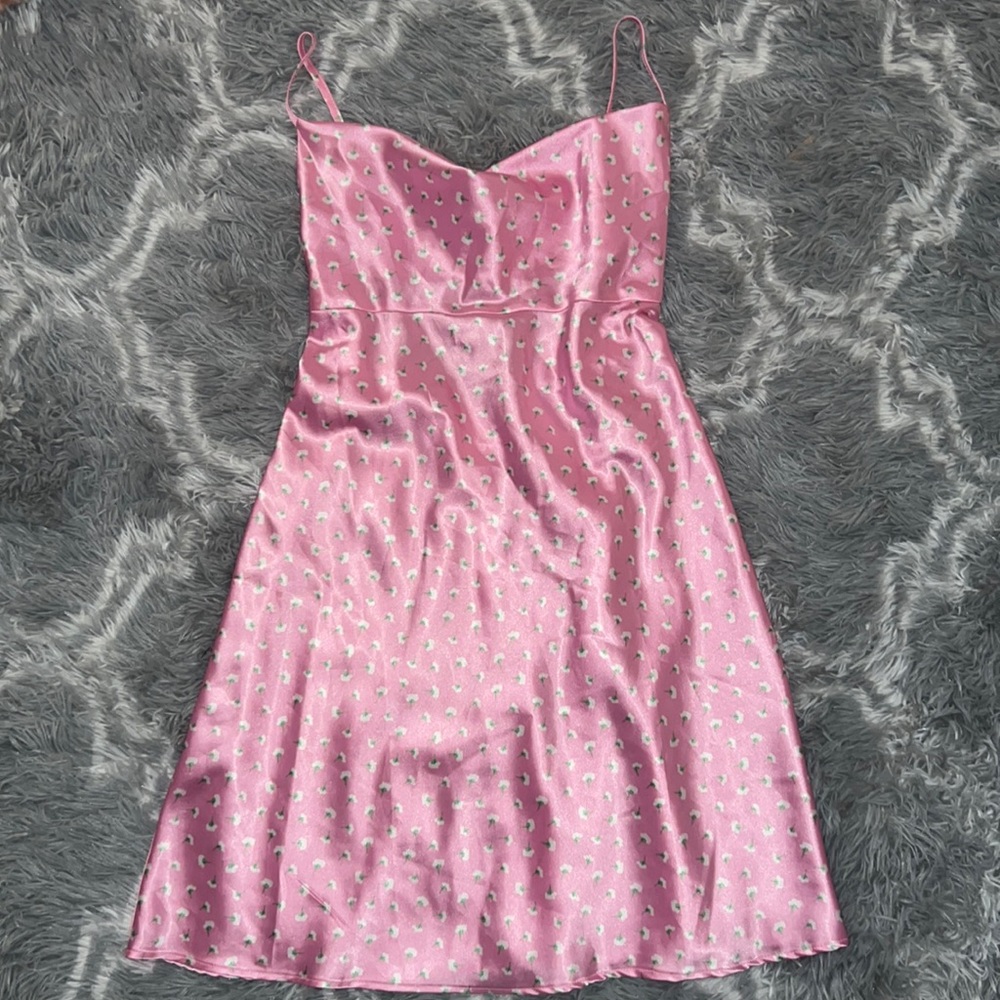 Zara Satin Effect Dress